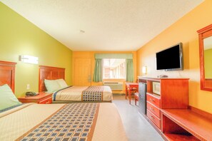 Room, 2 Double Beds, Non Smoking | Minibar, desk, iron/ironing board, free WiFi - Crown Inn By OYO Denver Tx (Denver City)