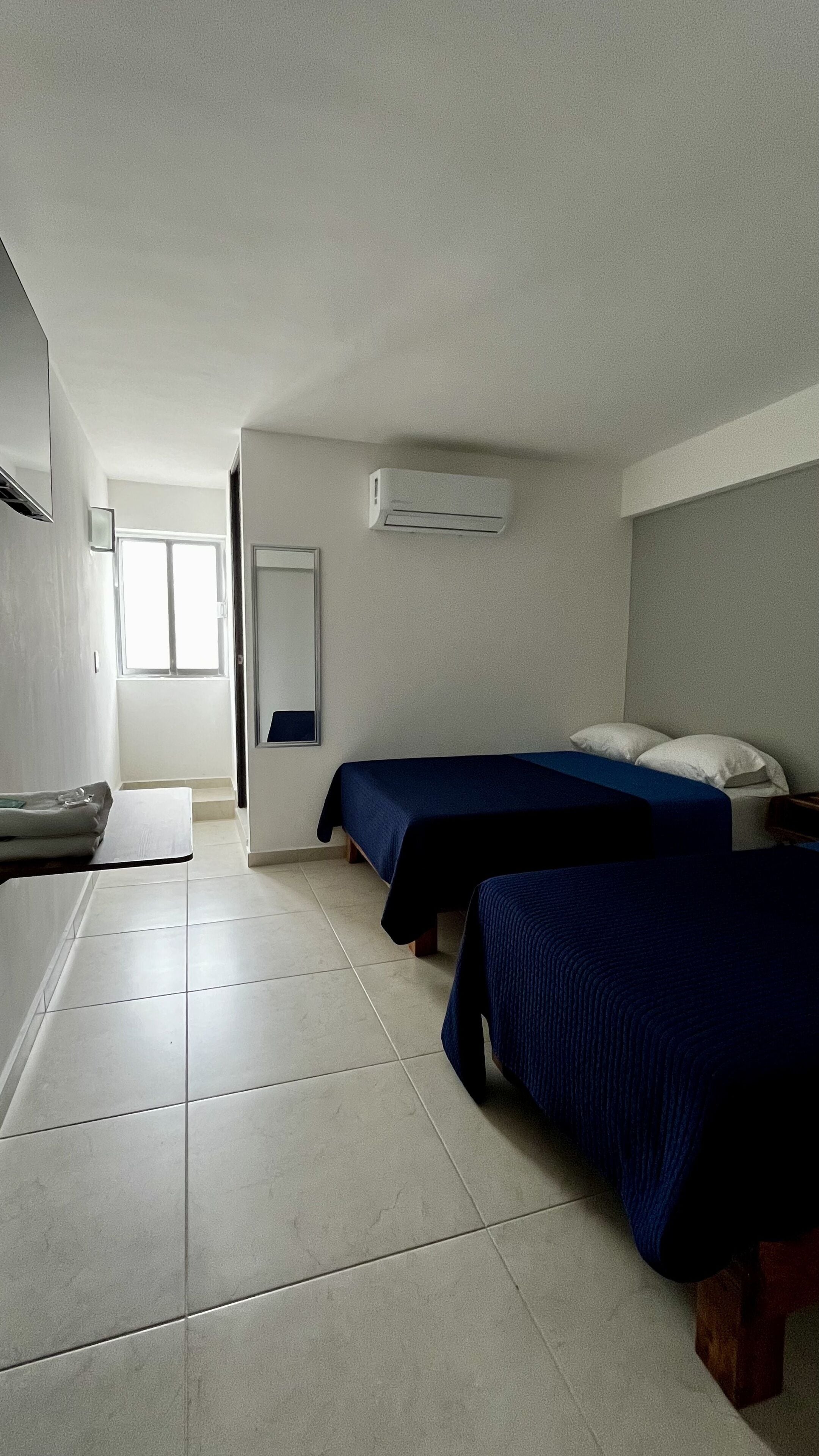 double room, 2 double beds | iron/ironing board, free wifi, bed sheets