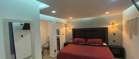 비즈니스룸, 킹사이즈침대 1개 | 다리미/다리미판, 무료 WiFi, 침대 시트