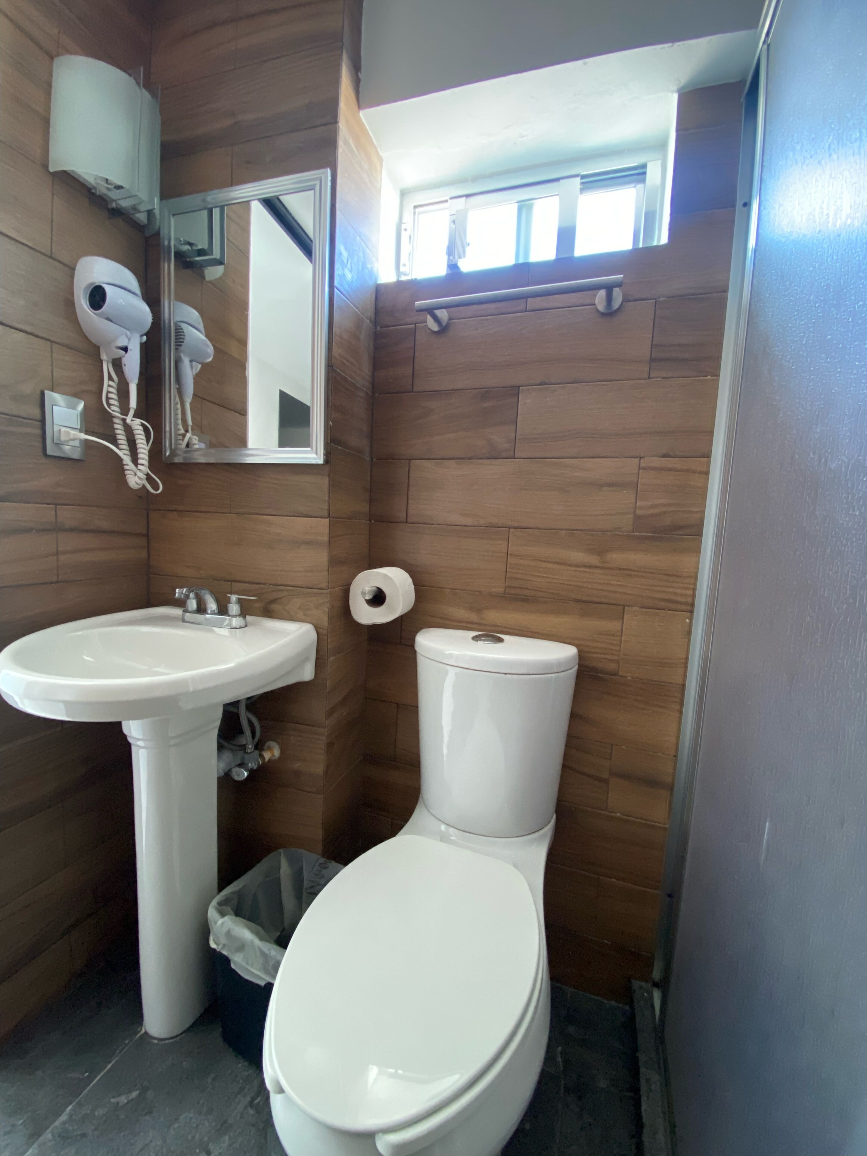 double room, 2 double beds | bathroom | shower, free toiletries, hair dryer, towels