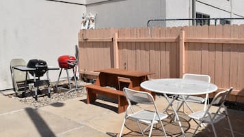 Outdoor banquet area