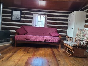 Moose Lodge (Pet Friendly) | Living area - Chinook Cabins & RV Park (South Fork)