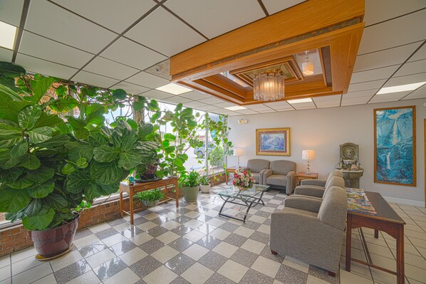 Lobby sitting area