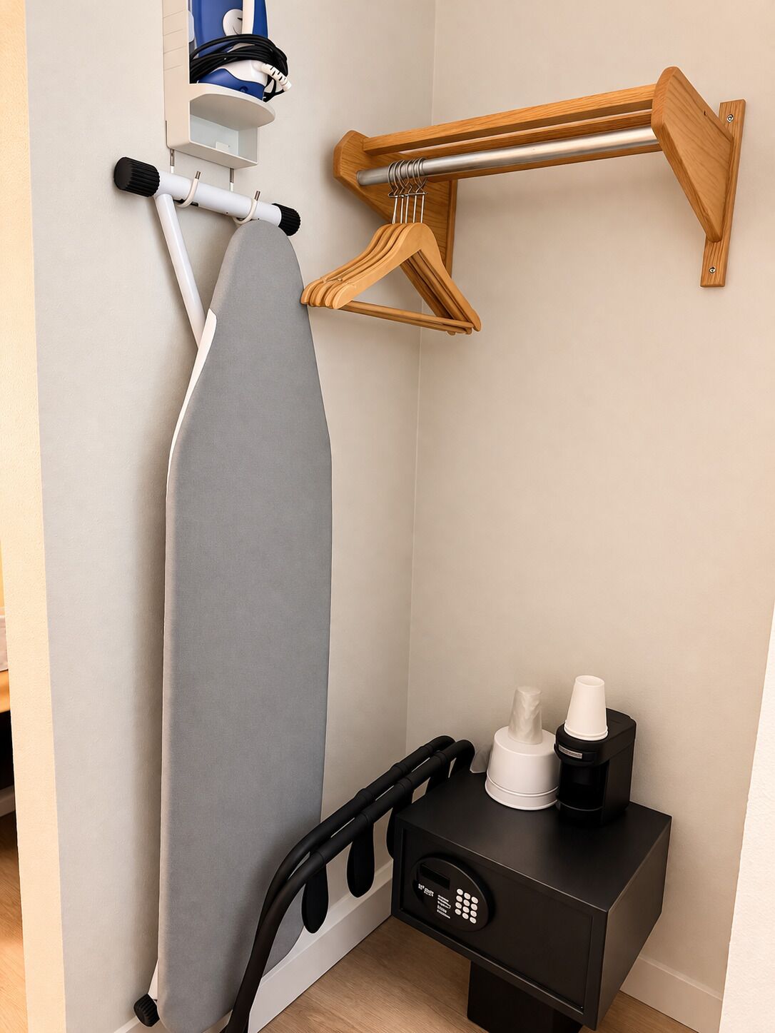 1 sovrum, skrivbord, strykjärn/strykbräda och gratis wi-fi