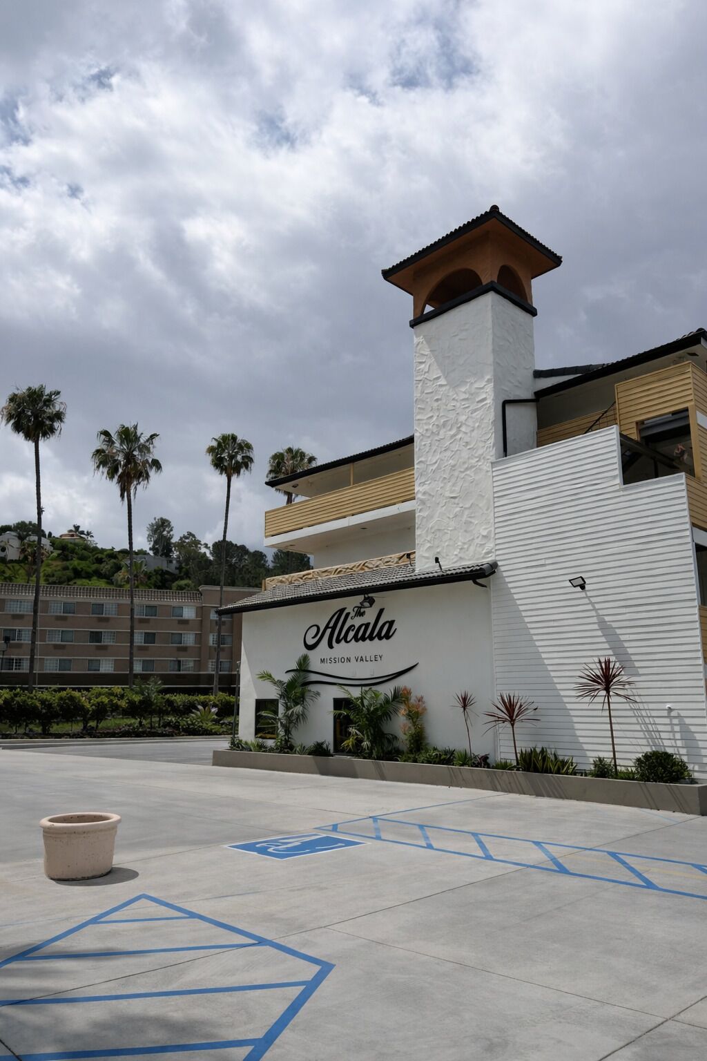 Façana frontal de l'allotjament