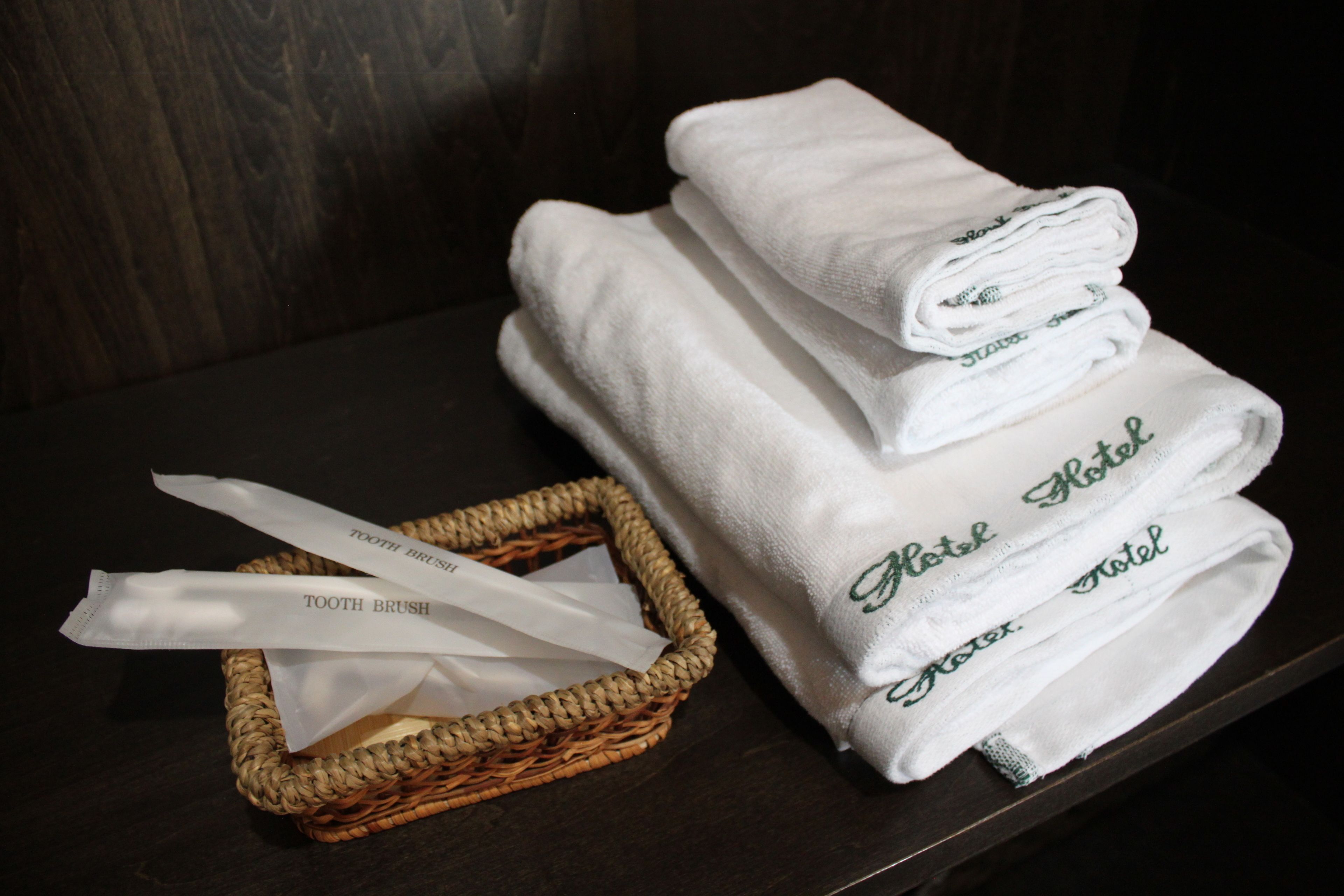 shower, free toiletries, hair dryer, slippers