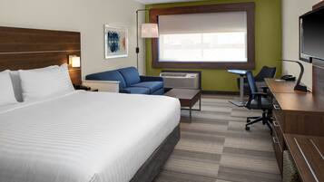 Seprai premium, brankas, meja kerja, dan tirai kedap cahaya