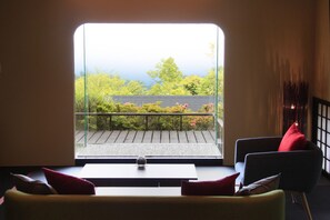 雙床房, 庭園景觀 (Japanese Western + Futon, OpenAirBath) | 客房景觀