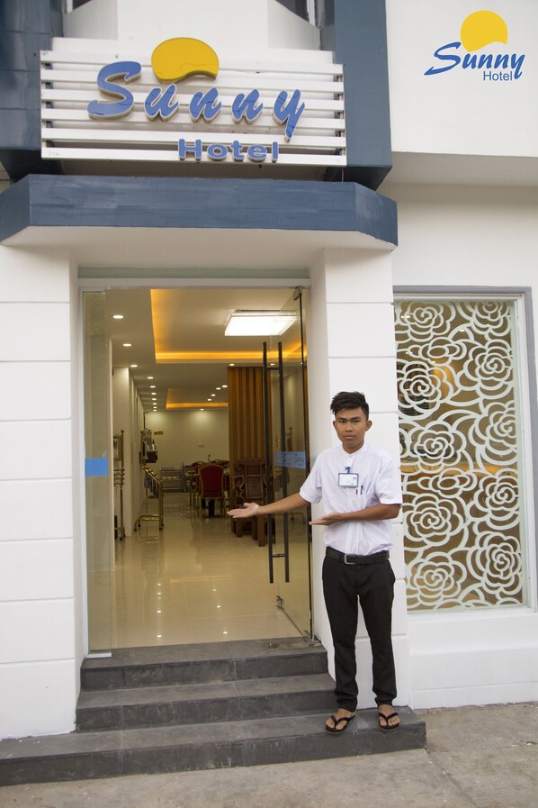 Entrada al alojamiento