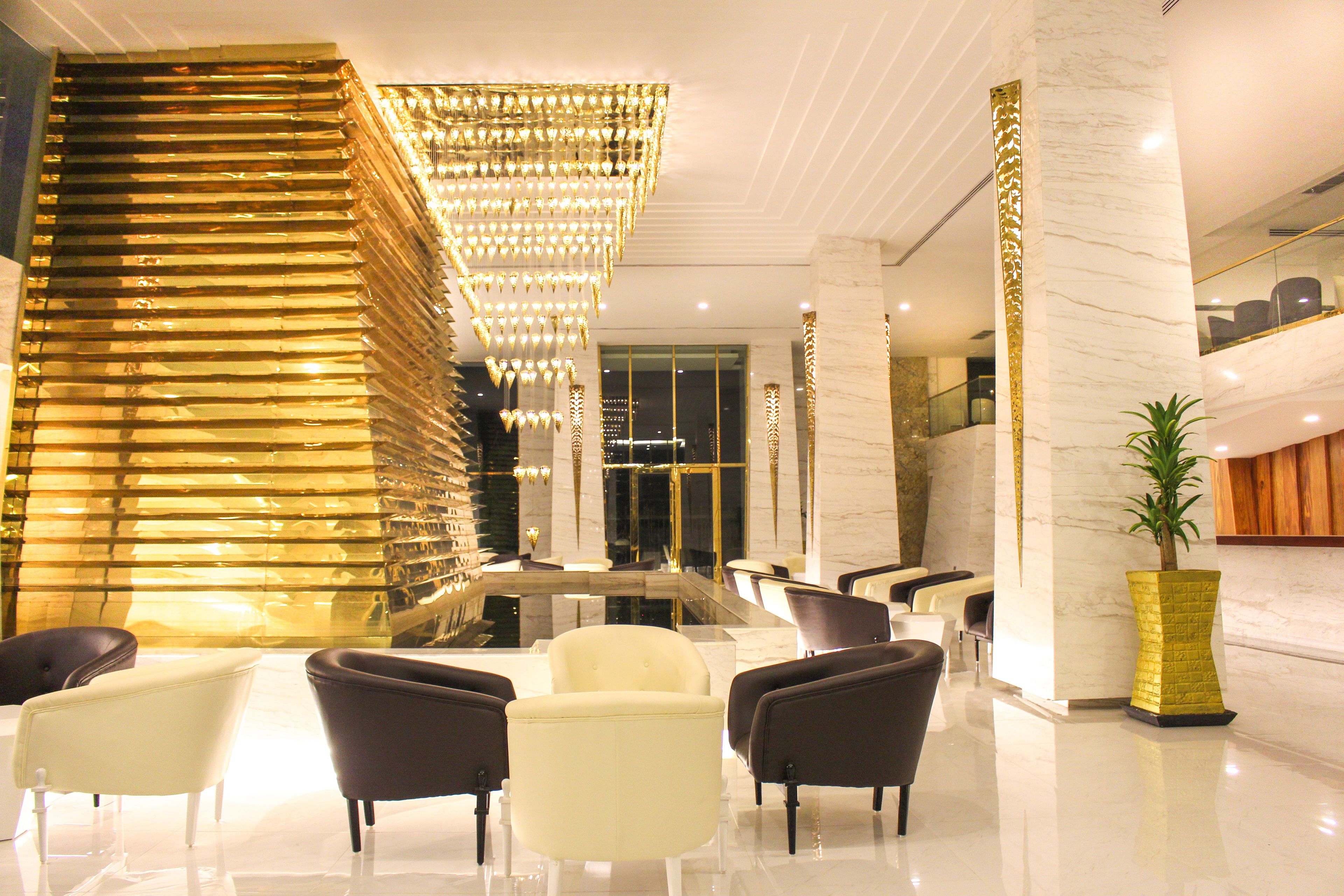 Outdoor banquet area