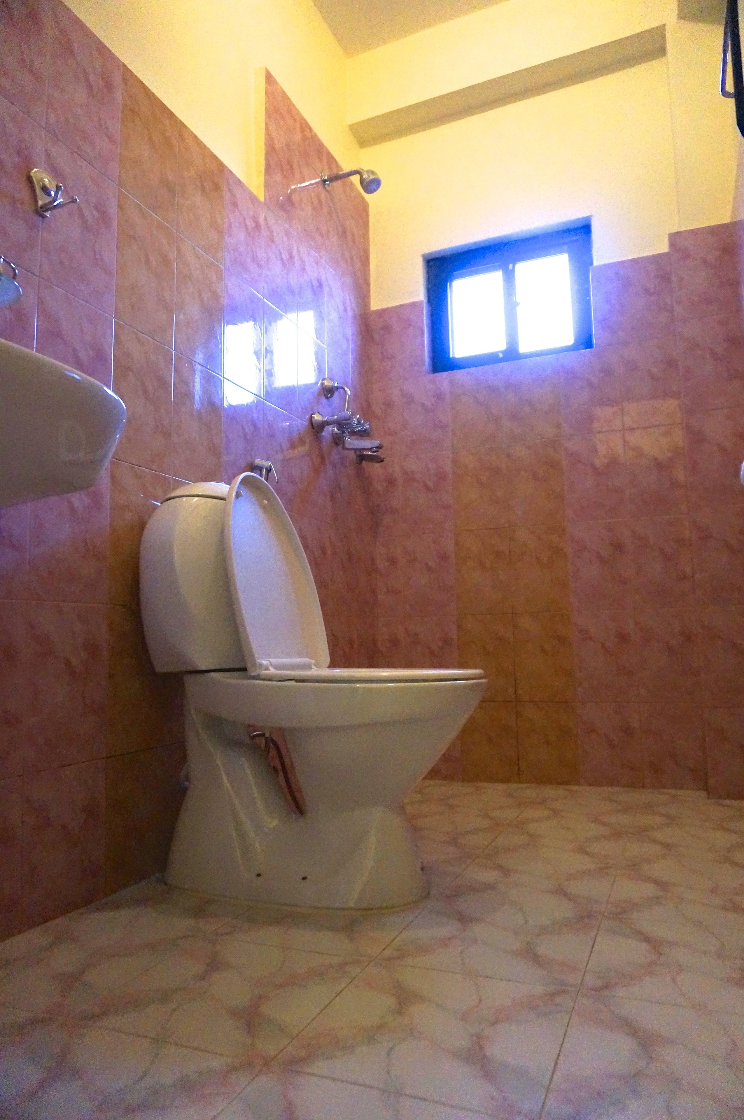 deluxe room | bathroom | shower, free toiletries, hair dryer, bathrobes