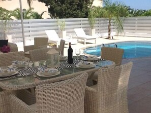 Villa, 4 habitaciones, piscina privada | Terraza o patio