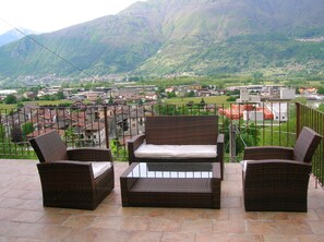 Uitzicht vanuit accommodatie