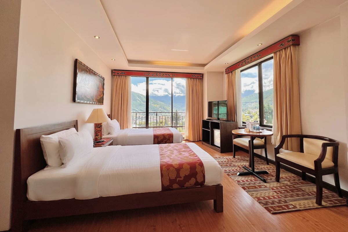 Phòng Executive, ban công, quang cảnh thành phố | Bộ đồ giường cao cấp, minibar, két bảo mật tại phòng, bàn 