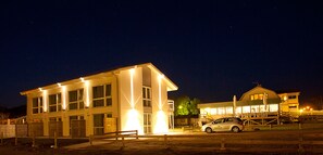 Front of property – evening/night