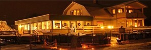 Front of property – evening/night