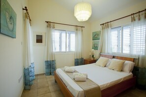 Villa, 4 Bedrooms | 4 bedrooms, in-room safe, iron/ironing board, free cots/infant beds - Protaras Villa Skyros (Paralimni)