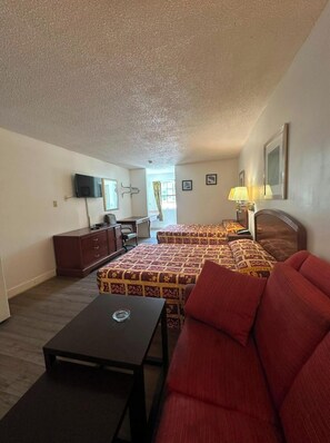 Room, 2 Double Beds, Non Smoking | WiFi (free), bed sheets - American Inn by Hotel O Metter (Metter)