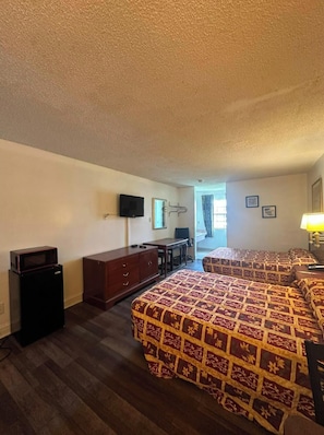 Room, 2 Double Beds, Non Smoking | WiFi (free), bed sheets - American Inn by Hotel O Metter (Metter)
