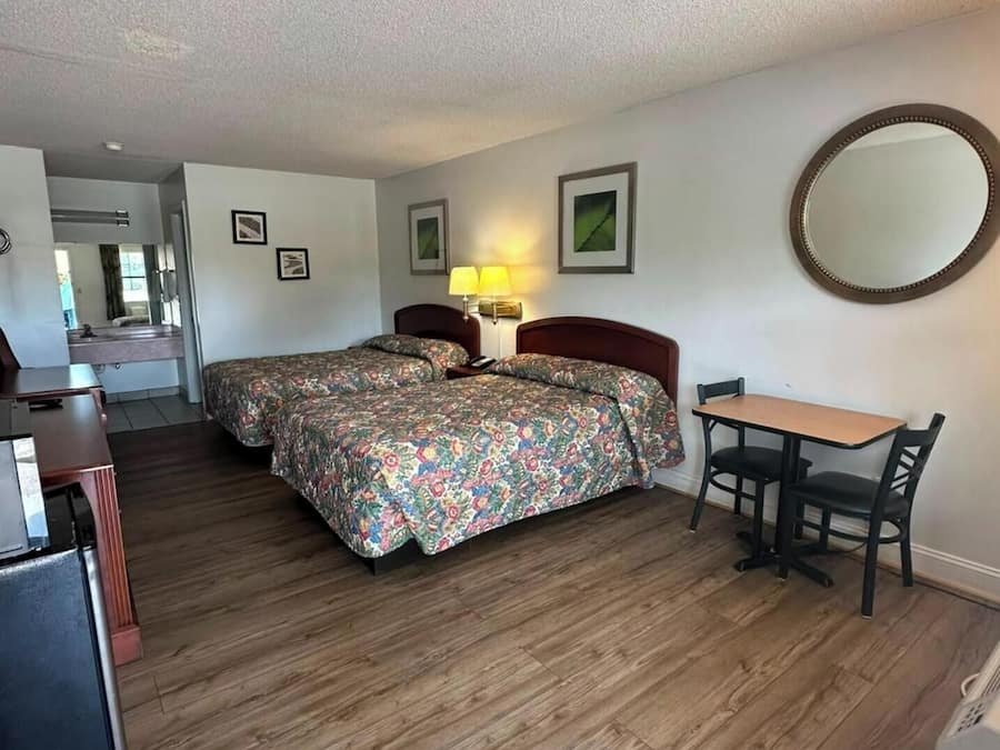 Room, 2 Double Beds, Smoking | Free WiFi, bed sheets