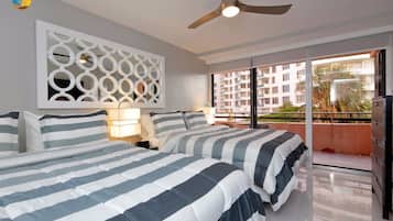 Comfort Apartment, 3 Bedrooms (519) | In-room safe, desk, iron/ironing board, bed sheets