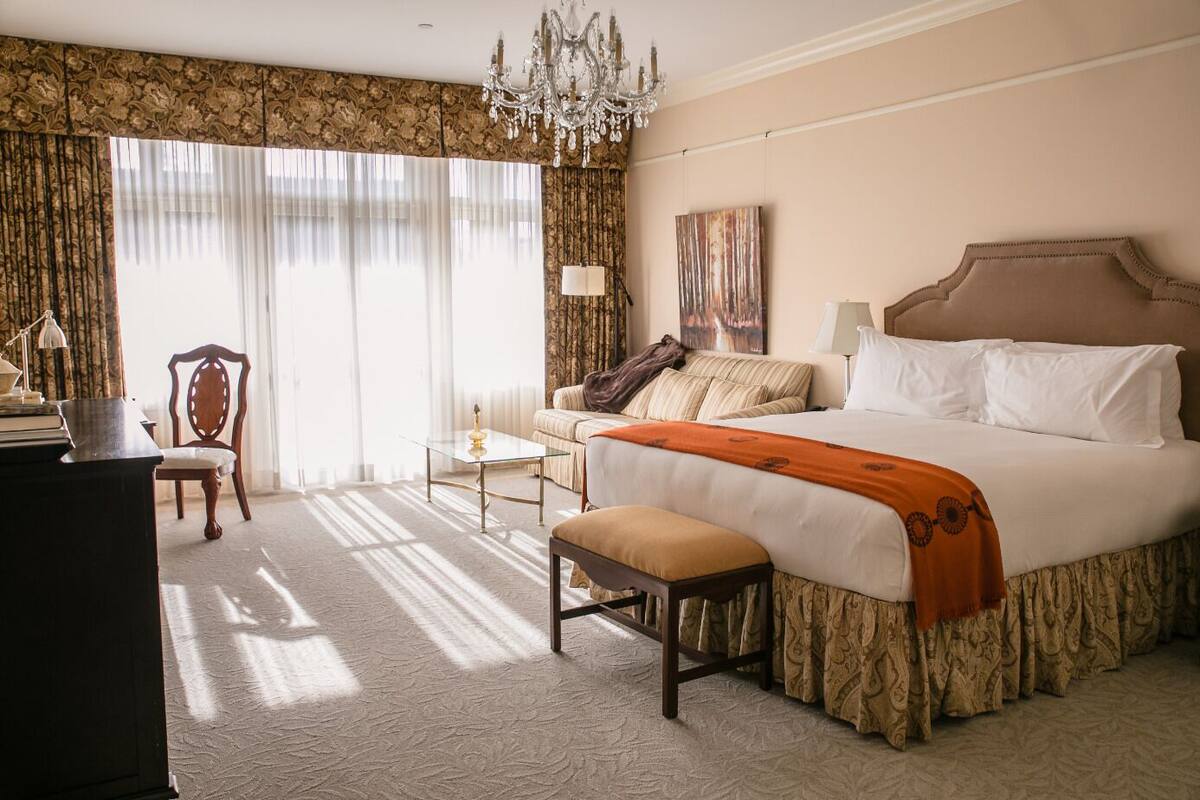 Premium bedding, down duvets, pillow-top beds, in-room safe