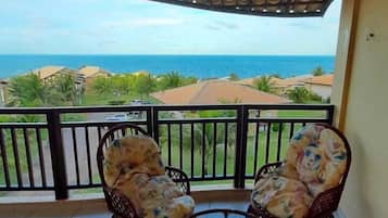 Basic Apartment, 2 Bedrooms, Sea View | Living area | TV