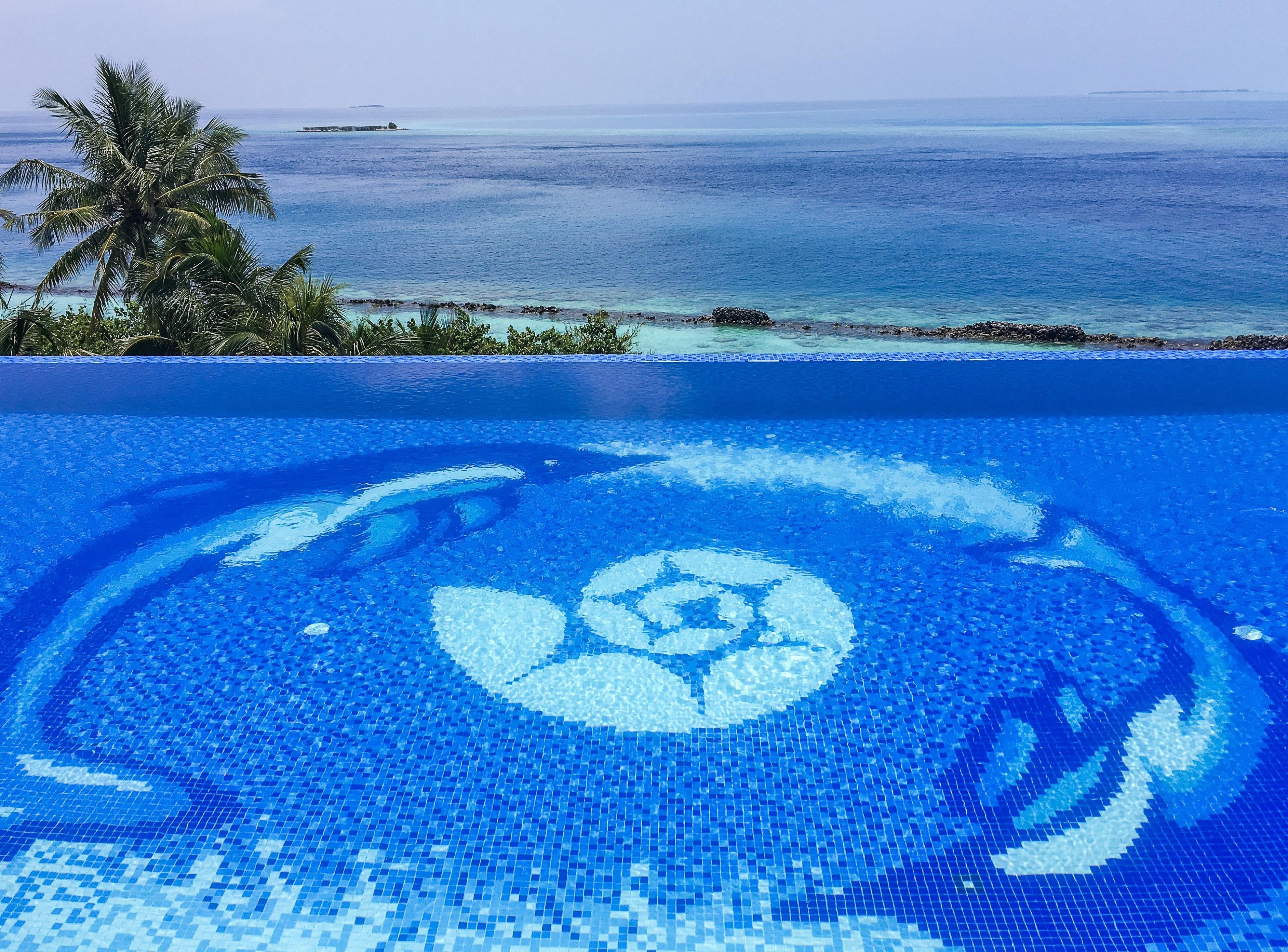 outdoor pool, open 7:00 am to 7:00 pm, pool loungers