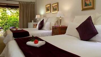 In-room safe, individually decorated, blackout drapes, free WiFi