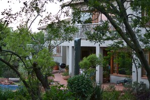 Blick von der Unterkunft