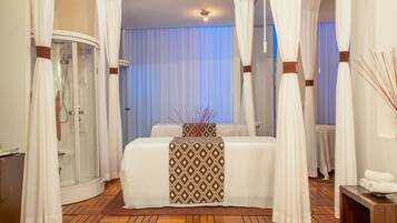 Baño de vapor, tratamientos corporales y aromaterapia