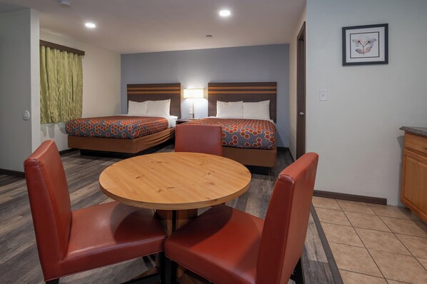 Comfort Studio Suite, 2 Queen Beds, Non Smoking | Private kitchen | Microwave, coffee/tea maker, electric kettle