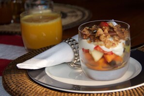 Gratis kontinental frukost varje dag