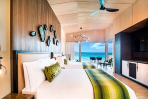 Egyptian cotton sheets, premium bedding, down duvets, pillow-top beds - The St. Regis Maldives Vommuli Resort (Vommuli)