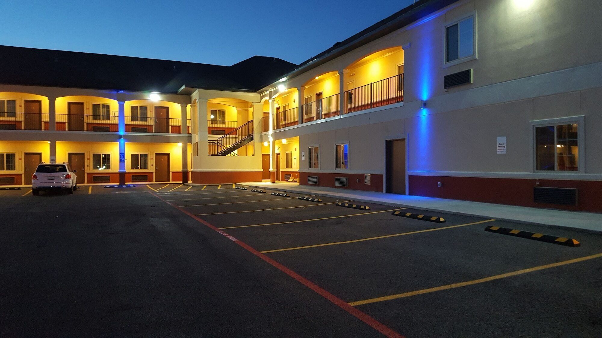 Front of property - evening/night