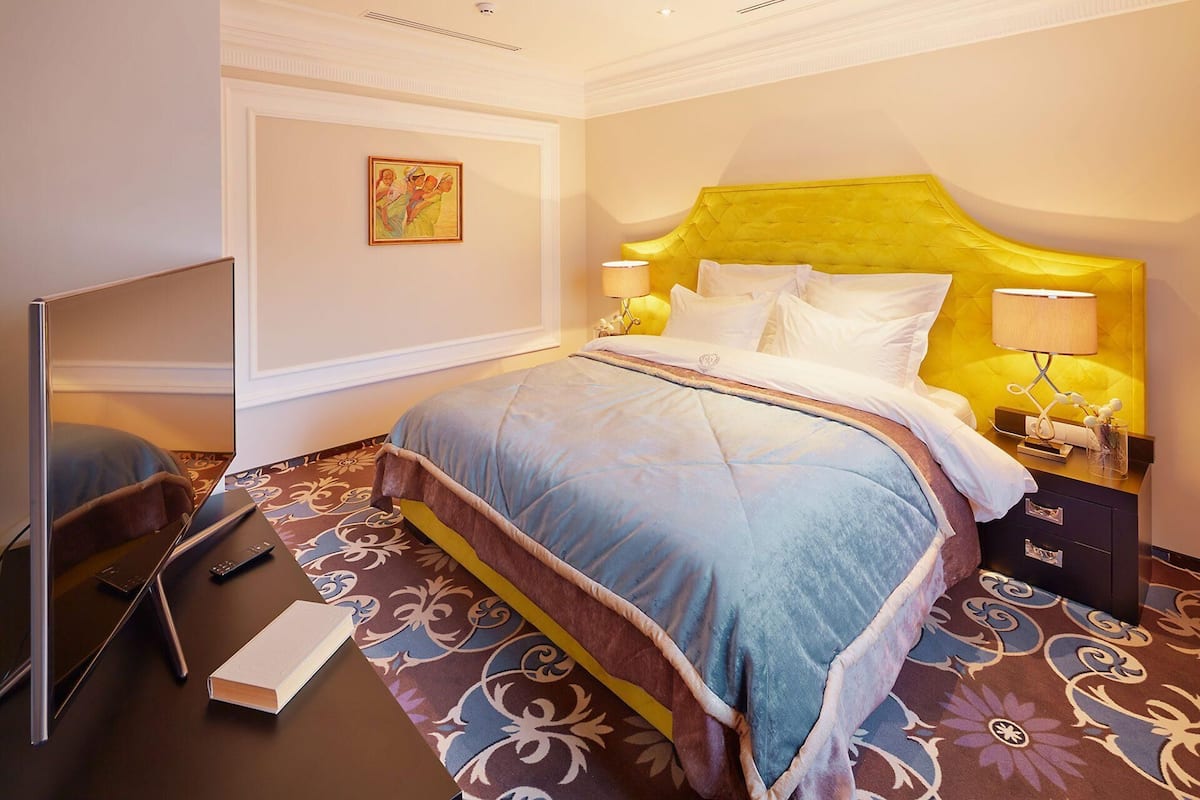 Suite | 1 habitación, ropa de cama de alta calidad y minibar