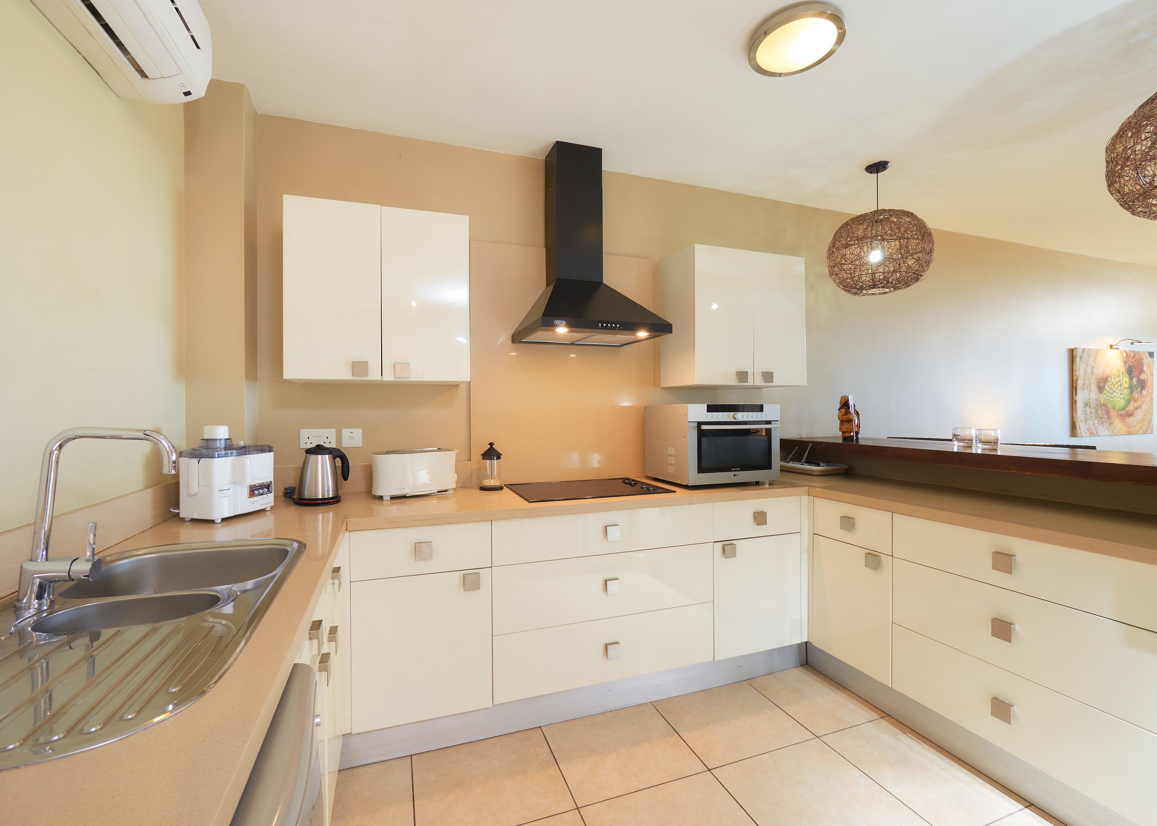 2 bedroom suite | private kitchen | fridge, microwave, oven, stovetop