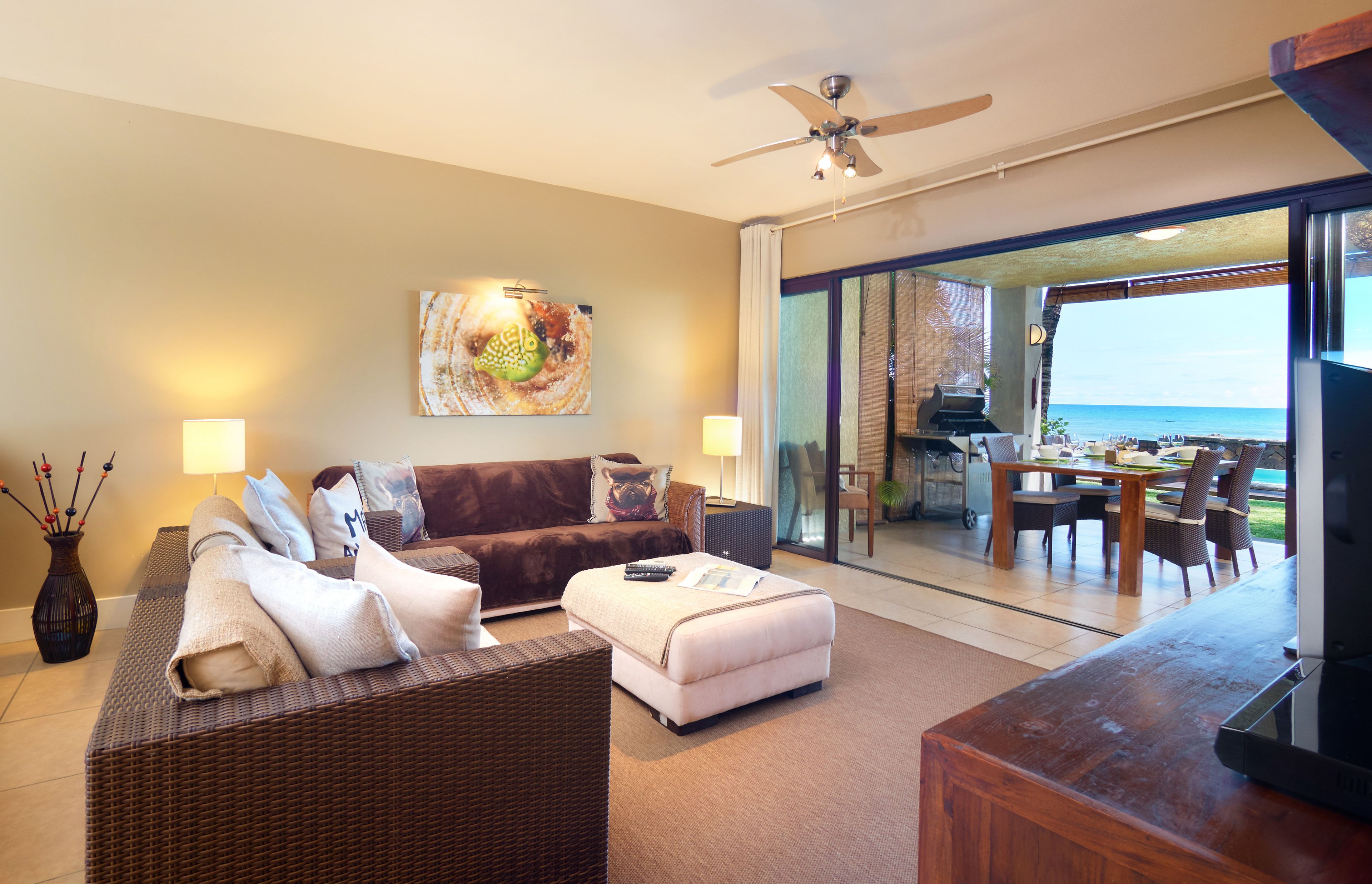 2 bedroom Suite | Living area | TV