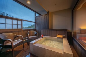 Japanese Style Room with Open Air Bath, Non Smoking | Bathroom