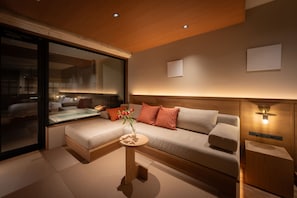 Japanese Style Room with Open Air Bath, Non Smoking | In-room safe, free WiFi, bed sheets - Atarayo Nishiizu (Izu)