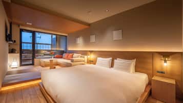 Japanese Style Room with Open Air Bath, Non Smoking | In-room safe, free WiFi, bed sheets