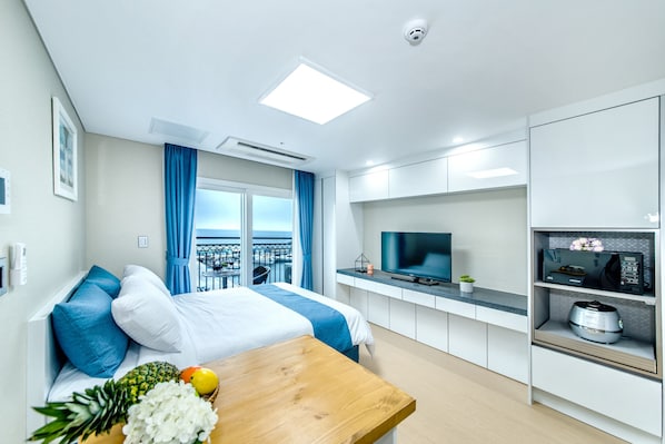 Habitación Deluxe, 1 cama Queen size, balcón | Wifi gratis 