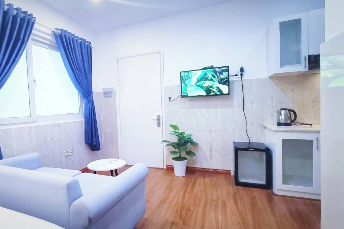 สตูดิโอ, เตียงใหญ่ 1 เตียง | ตู้นิรภัยในห้องพัก, Wi-Fi ฟรี, ผ้าปูที่นอน