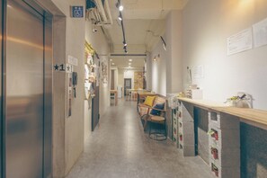 Sitteområde i lobbyen