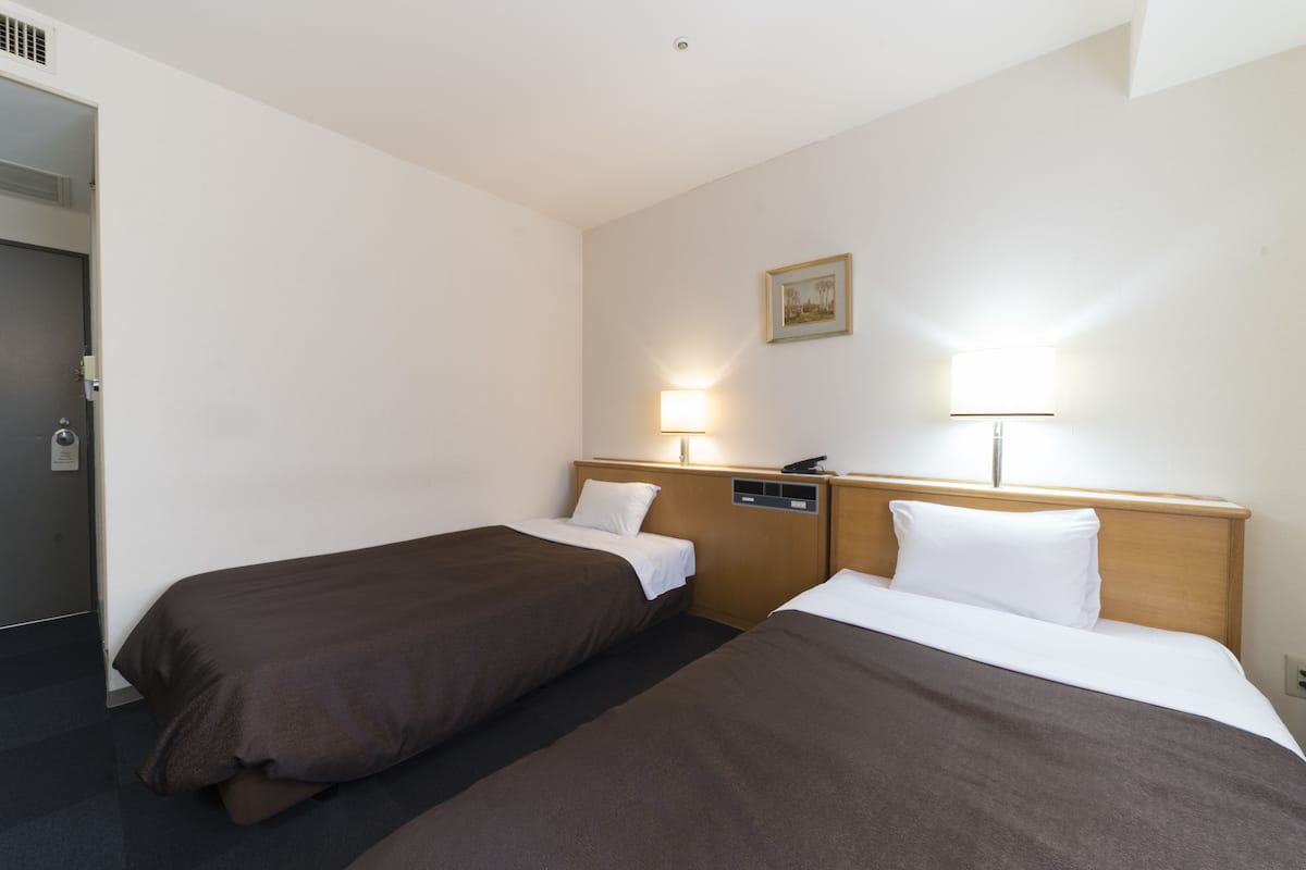 Habitación con 2 camas individuales, para fumadores | Escritorio, cortinas blackout y wifi gratis