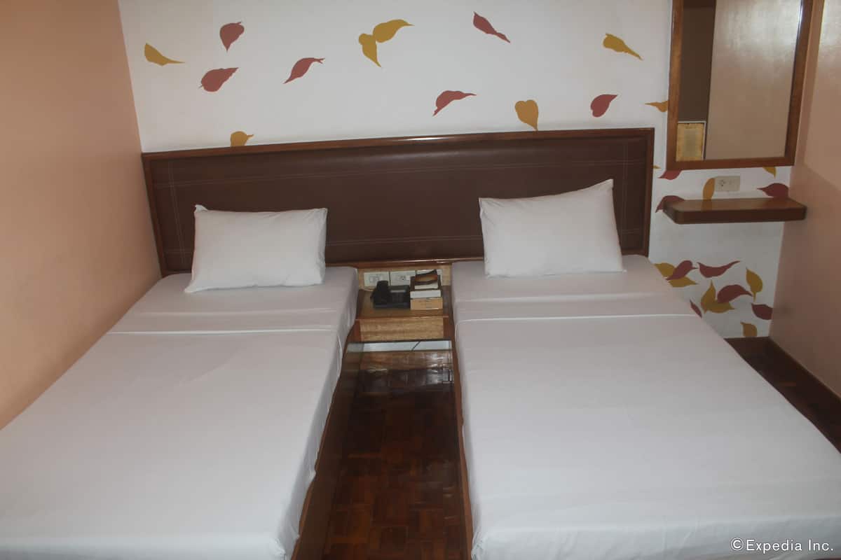 Habitación estándar con 2 camas individuales | Escritorio, insonorización, wifi gratis y ropa de cama