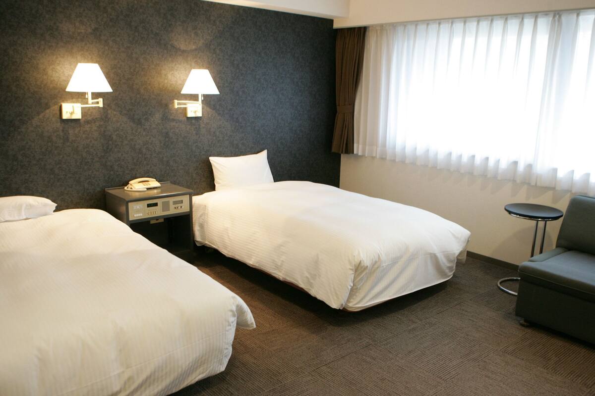 Deluxe Twin Room, Non Smoking | Down duvets, desk, iron/ironing board (on request), free WiFi