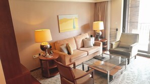 Executive Room, 1 Bedroom | Living room | Flat-screen TV, toys - Lanson Place Jin Qiao Service Residences (Shanghai)