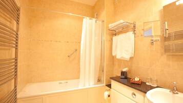Free toiletries, hair dryer, towels