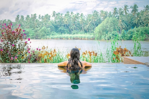 Honeymoon Villa, 1 King Bed, Private Pool, River View | Premium bedding, minibar, in-room safe, individually decorated